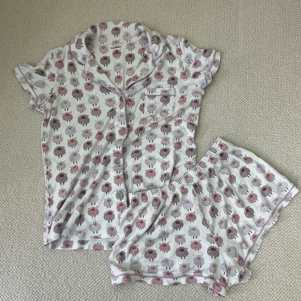 Roller Rabbit Sheep Pajama Set